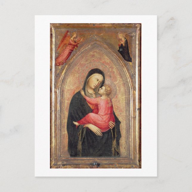 Madonna and Child (panel) 3 Postcard (Front)
