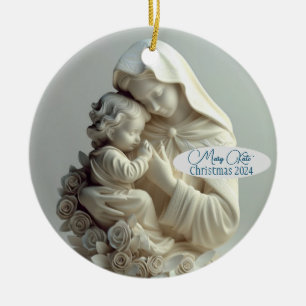 Madonna and Child Personalized Ornament