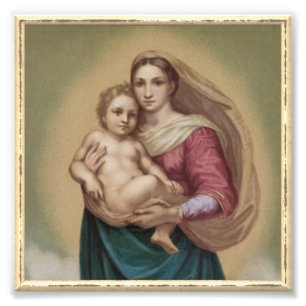 Madonna And Child Photo Print