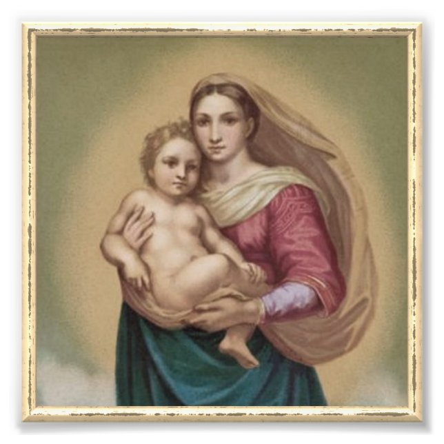 Madonna And Child Photo Print (Front)