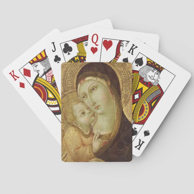 Madonna and Child Playing Cards (Back)