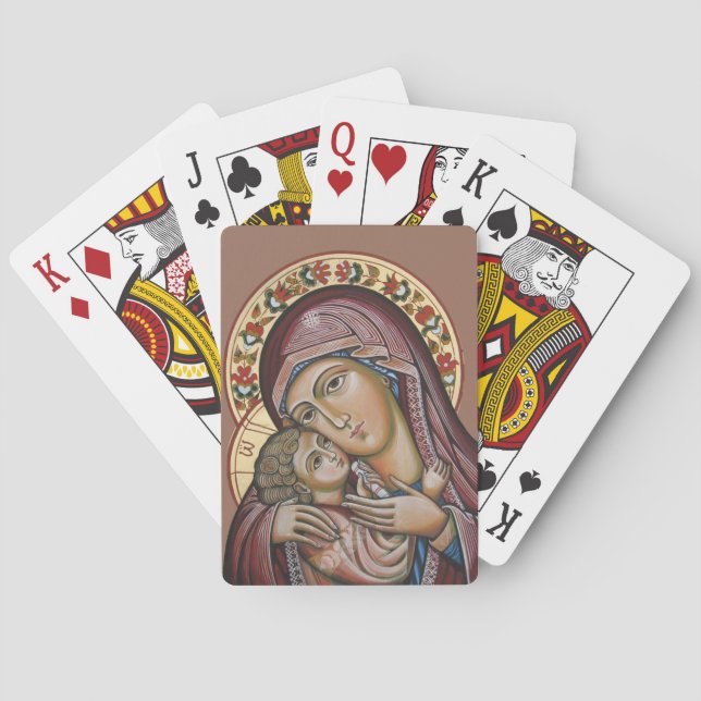 Madonna and Child Playing Cards (Back)
