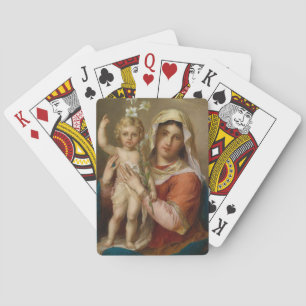 Madonna and Child Playing Cards