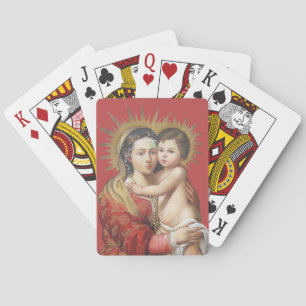 Madonna and Child Playing Cards
