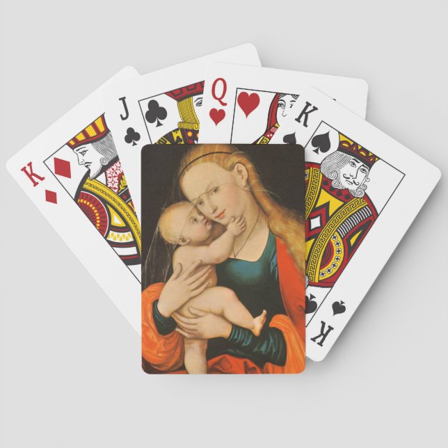 Madonna and Child Playing Cards (Back)