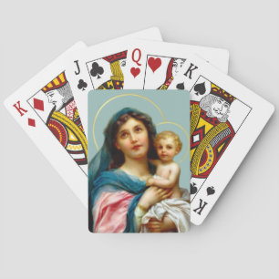 Madonna and Child Playing Cards