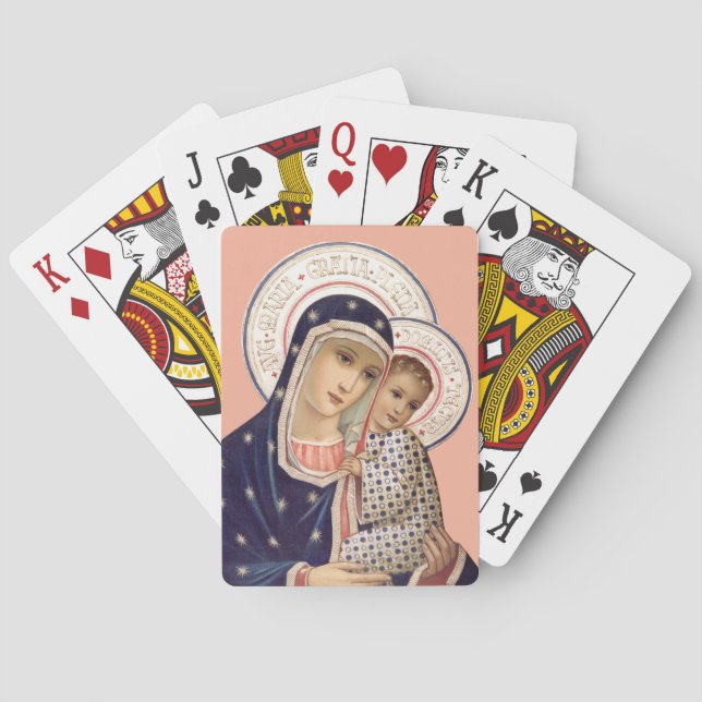 Madonna and Child Playing Cards (Back)