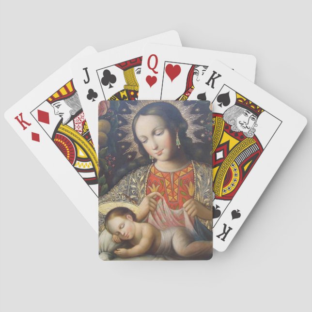 Madonna and Child Playing Cards (Back)