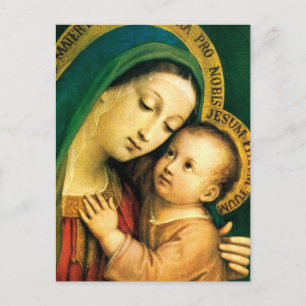 MADONNA AND CHILD POSTCARD