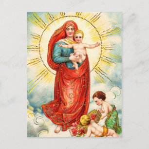Madonna and Child Postcard