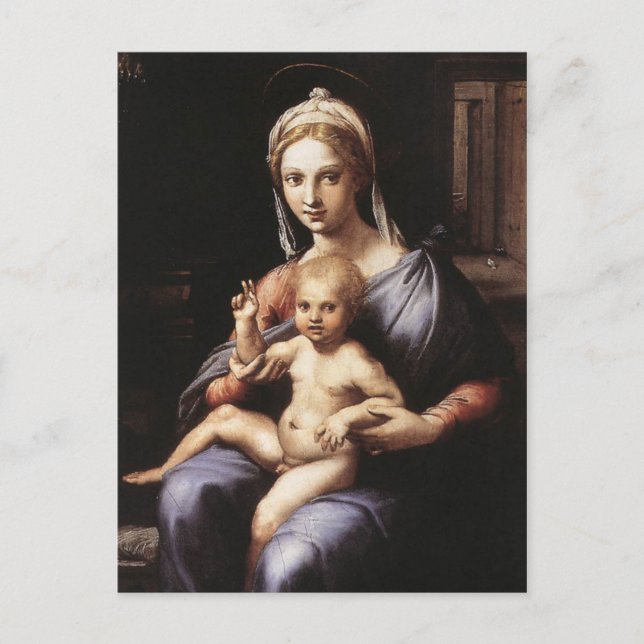 Madonna and Child Postcard (Front)