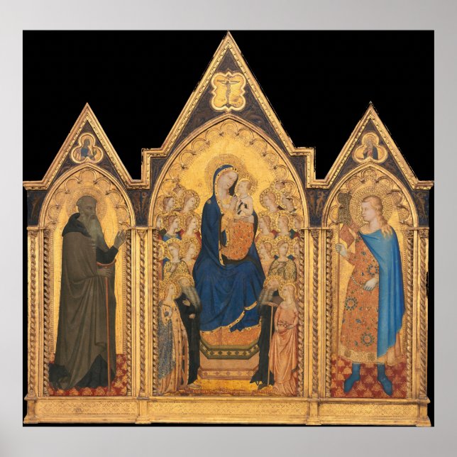 Madonna and Child - Puccio Simone Fine Art Poster (Front)