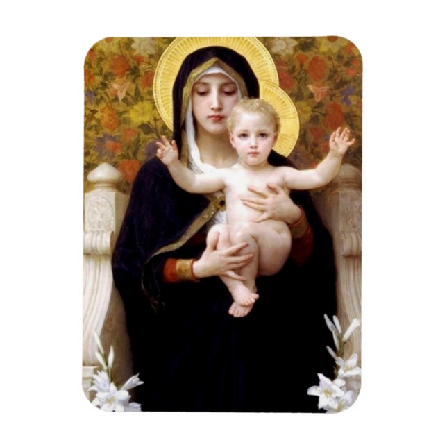 Madonna and Child - Religious Magnet (Vertical)