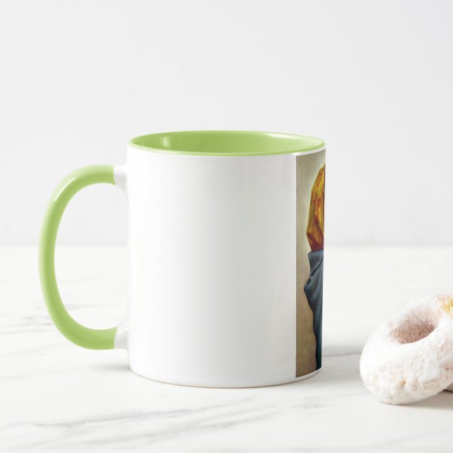 Madonna and Child Roberto Ferruzzi Madonnina Mary Mug (With Donut)