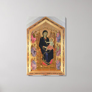 Madonna and Child (Rucellai Madonna) 1285 (tempera Canvas Print