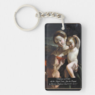 Madonna and Child Saint John Key Ring