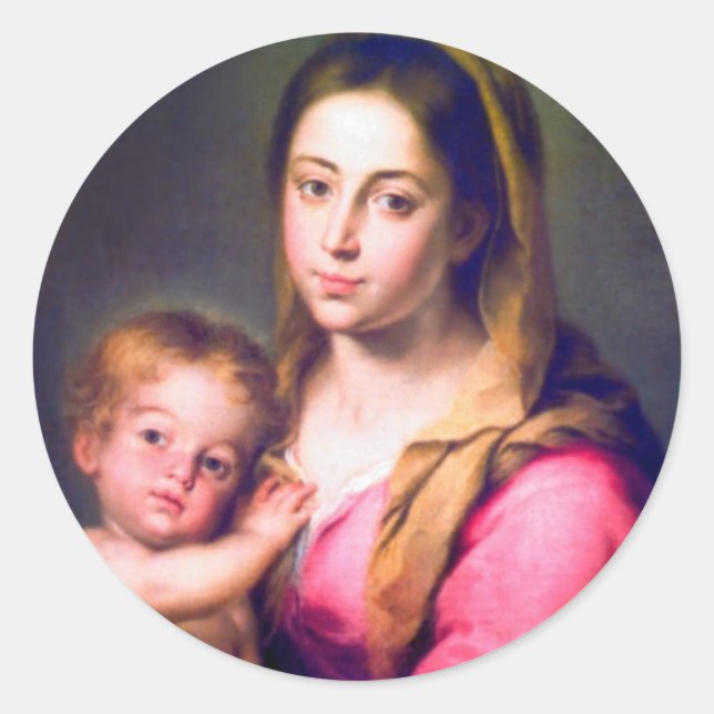 Madonna and Child Stickers (Front)