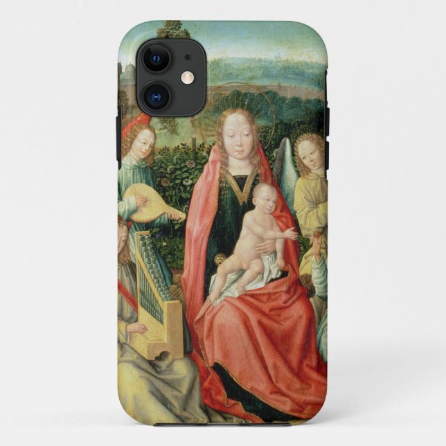 Madonna and Child surrounded by Angels Case-Mate iPhone Case (Back)