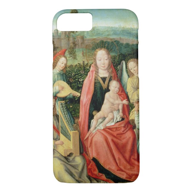 Madonna and Child surrounded by Angels Case-Mate iPhone Case (Back)