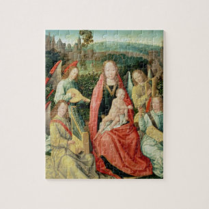 Madonna and Child surrounded by Angels Jigsaw Puzzle