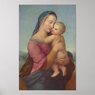 Madonna and Child (The Tempi Madonna) by Raphael Poster