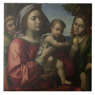 MADONNA AND CHILD TILE