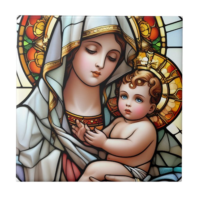 Madonna and Child Tile (Front)