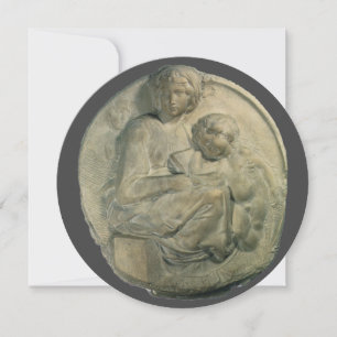 Madonna and Child, Tondo Pitti by Michelangelo