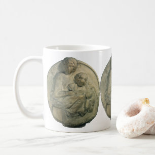 Madonna and Child, Tondo Pitti by Michelangelo Coffee Mug