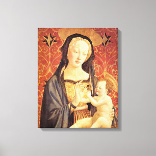 Madonna and Child - Veneziano - c1432 Canvas Print