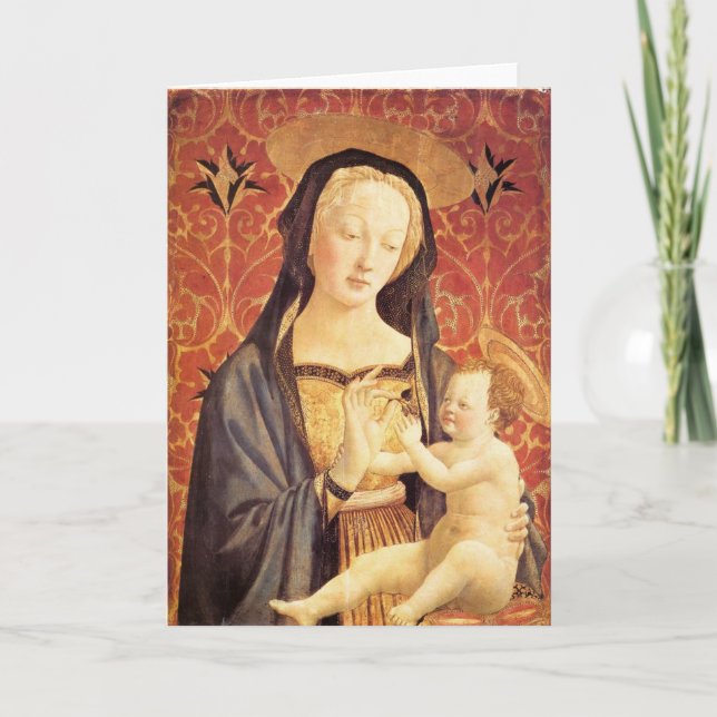 Madonna and Child - Veneziano - c1432 Card (Front)