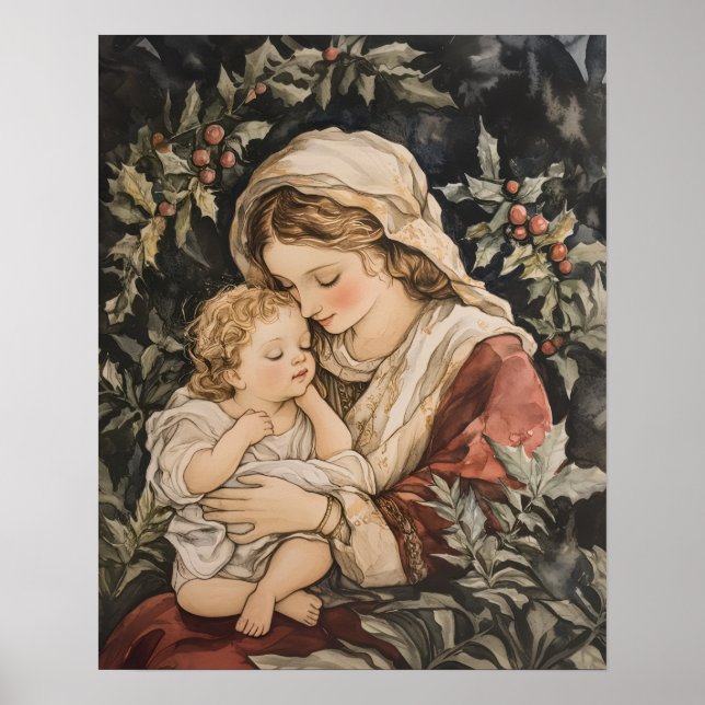 Madonna and Child Vintage Poster (Front)