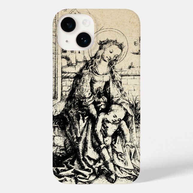 Madonna and Child Virgin Mary   Case-Mate iPhone Case (Back)