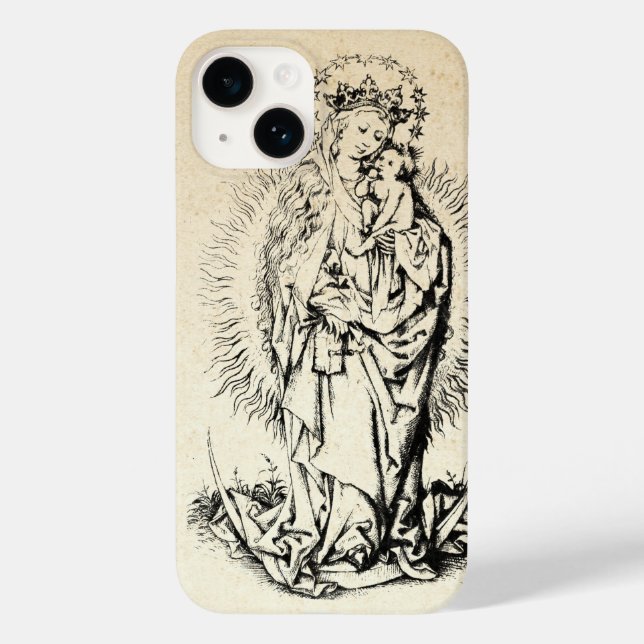 Madonna and Child Virgin Mary   Case-Mate iPhone Case (Back)