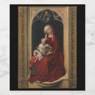 Madonna and Child Wine Bottle Label
