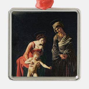 Madonna and Child with a Serpent, 1605 Metal Tree Decoration