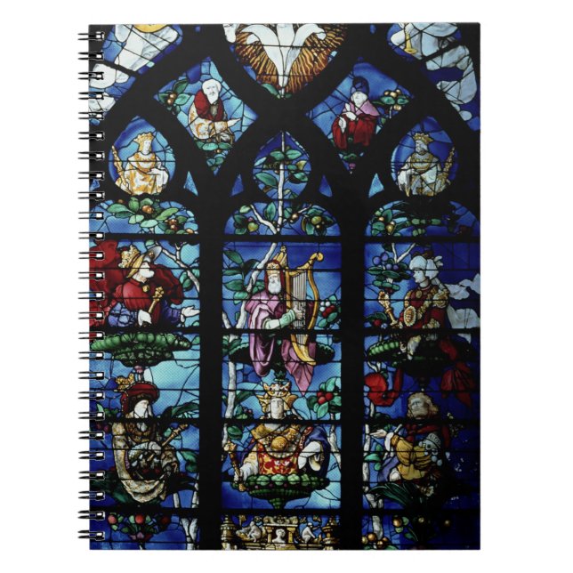 Madonna and Child with angels and portraits reflec Notebook (Front)