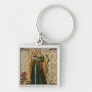 Madonna and Child with Ears of Corn, 1440-50 Key Ring