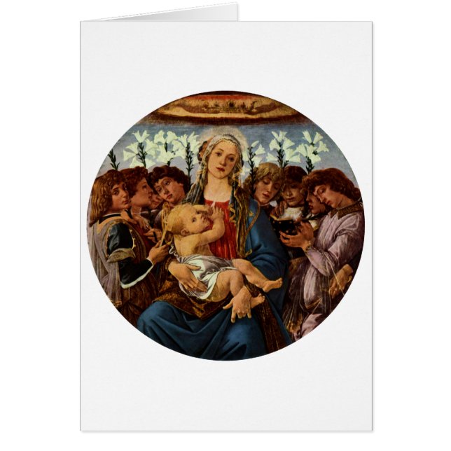 Madonna and Child with Eight Angels by Botticelli (Front)