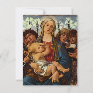 Madonna and Child with Eight Angels by Botticelli