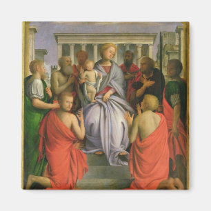 Madonna and Child with Eight Saints, 1520s (temper Magnet