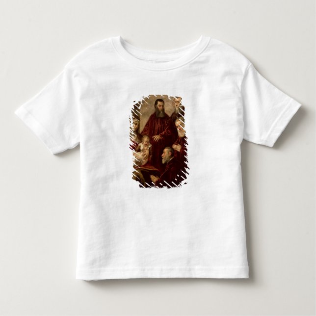 Madonna and child with four Statesmen Toddler T-Shirt (Front)