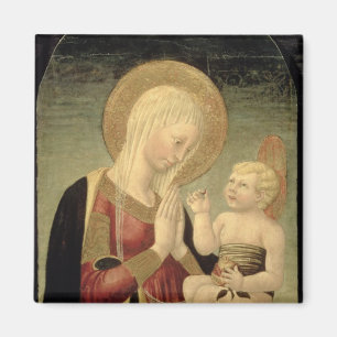 Madonna and Child with Pomegranate Magnet