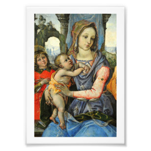 Madonna and Child with Saint Joseph and an Angel Photo Print