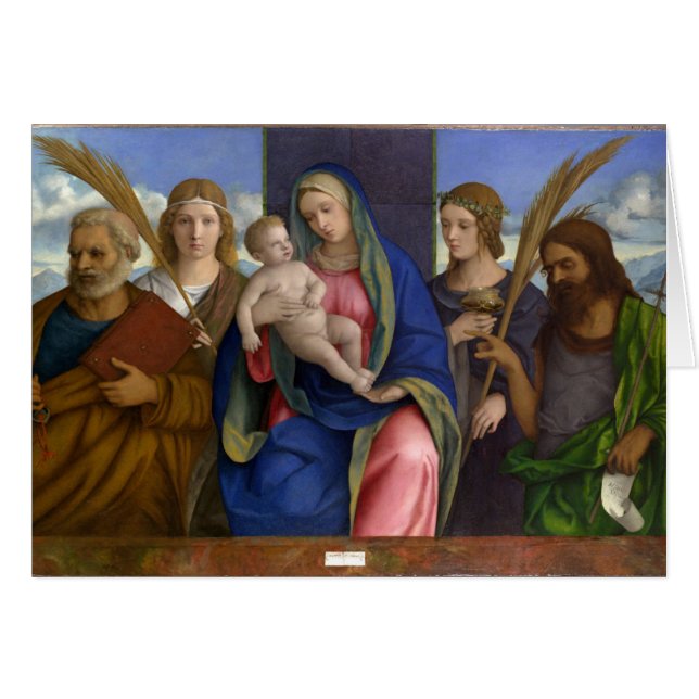Madonna and Child with Saints (Front Horizontal)