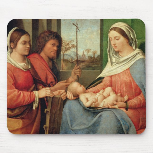 Madonna and Child with Saints 2 Mouse Mat (Front)