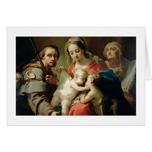 Madonna and Child with Saints John, Anna and Rocco (Front Horizontal)