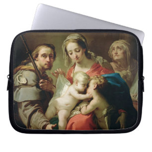 Madonna and Child with Saints John, Anna and Rocco Laptop Sleeve