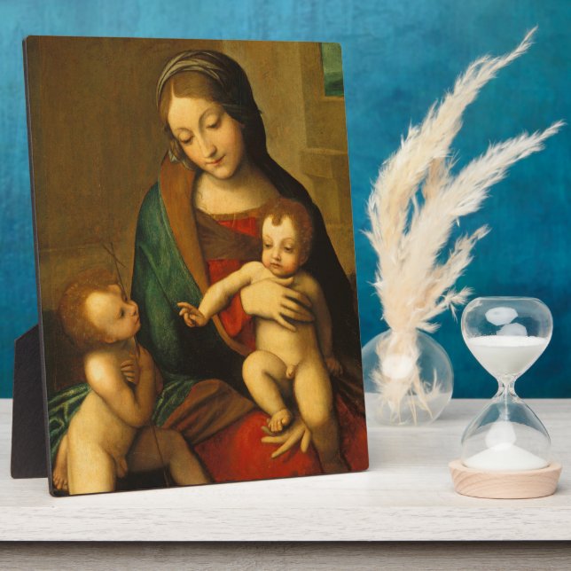 Madonna and Child with Saints Plaque (Side)