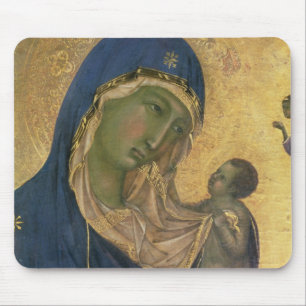 Madonna and Child with SS. Dominic and Aurea Mouse Mat